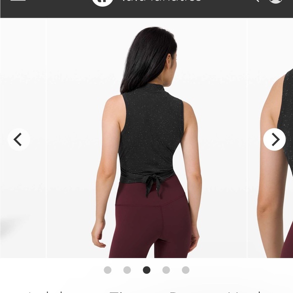 Lululemon Time to Restore Mock Neck Tank - Picture 2 of 5